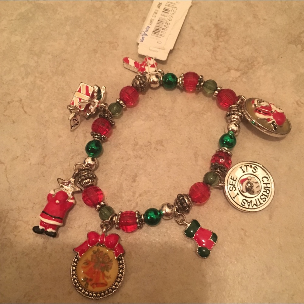 Christmas charm bracelet from Blue Tulip